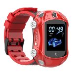 Ceas Smartwatch Pentru Copii, Wonlex KT14, Supercar, Rosu, SIM card, 4G, Rezistent la stropi accidentali IP54, Apel video
