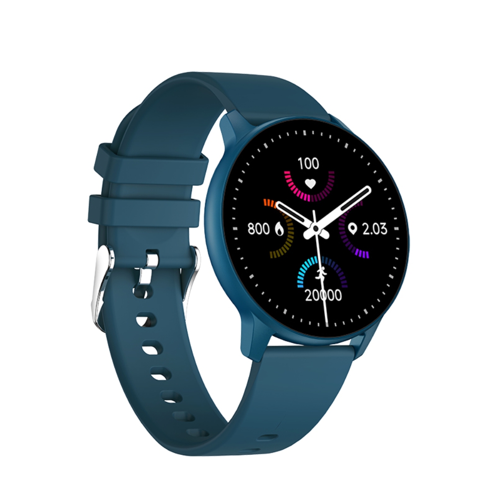Ceas Smartwatch Twinkler TKY-MX1 cu Display 1.32 inch, Notificari, Distanta, Calorii, Monitorizarea sanatate, Moduri sport, Albastru 1.32 imagine noua tecomm.ro