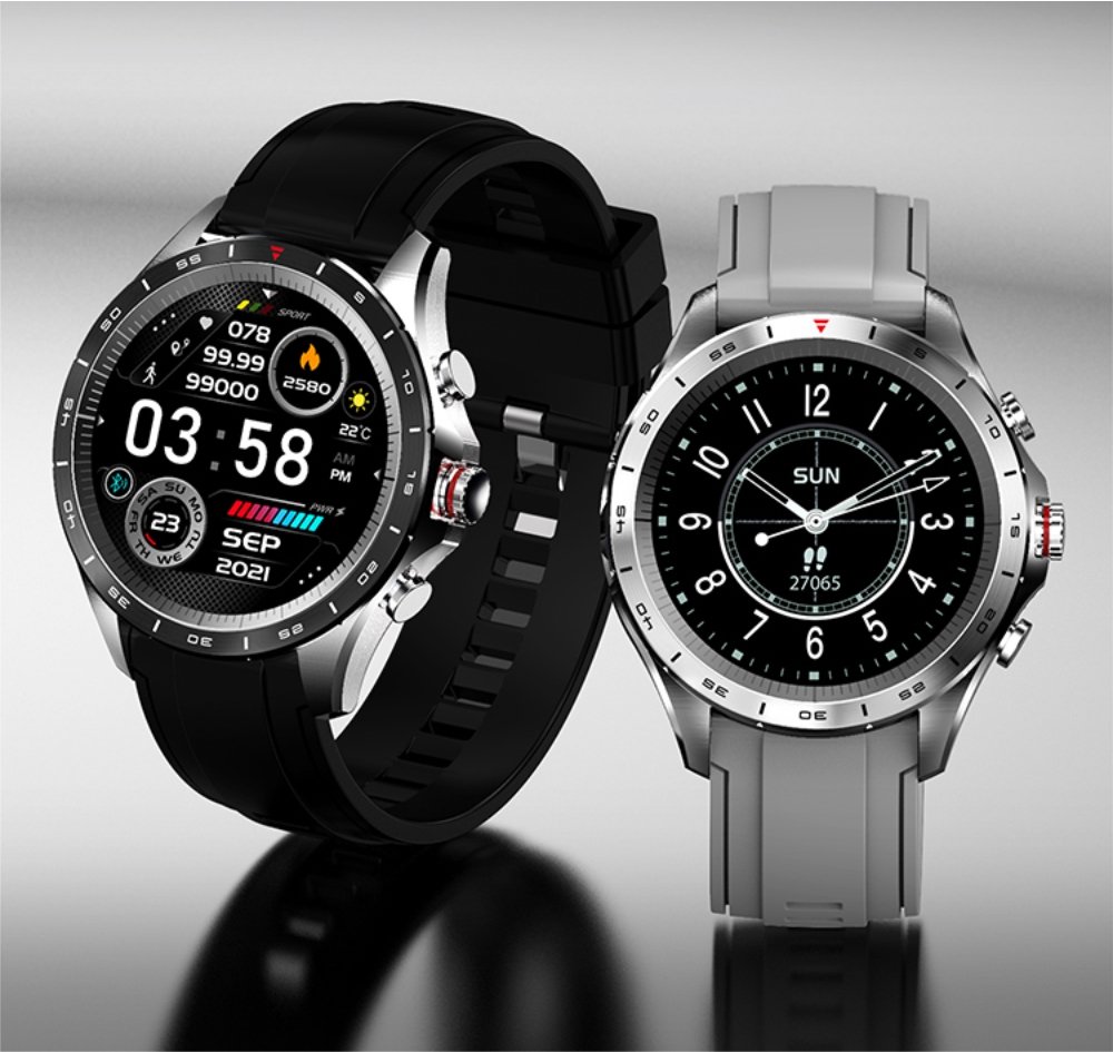Ceas Smartwatch Twinkler TKY-Z10 cu Display 1.32 inch, Moduri sportive, Functii sanatate, Notificari, Calitate somn, Albastru