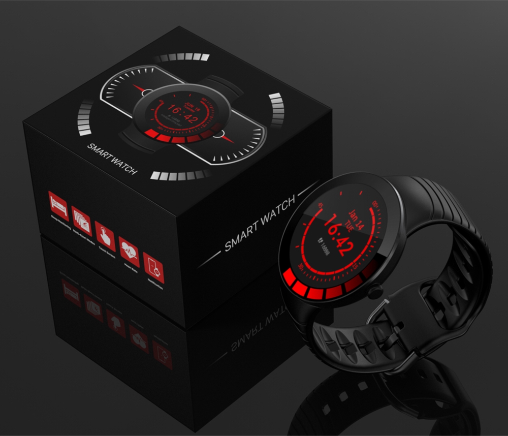 Ceas Smartwatch XK Fitness E3 cu Moduri sportive, Functii sanatate, Pedometru, Calorii, Distanta, Negru