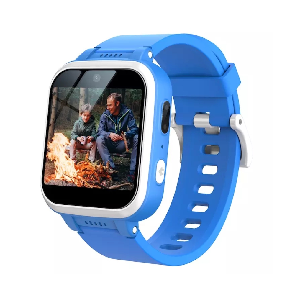 Ceas Smartwatch Pentru Copii Xk Fitness Y90 Fara Gps Cu Pedometru Jocuri Camera Muzica Lanterna Alarma Albastru