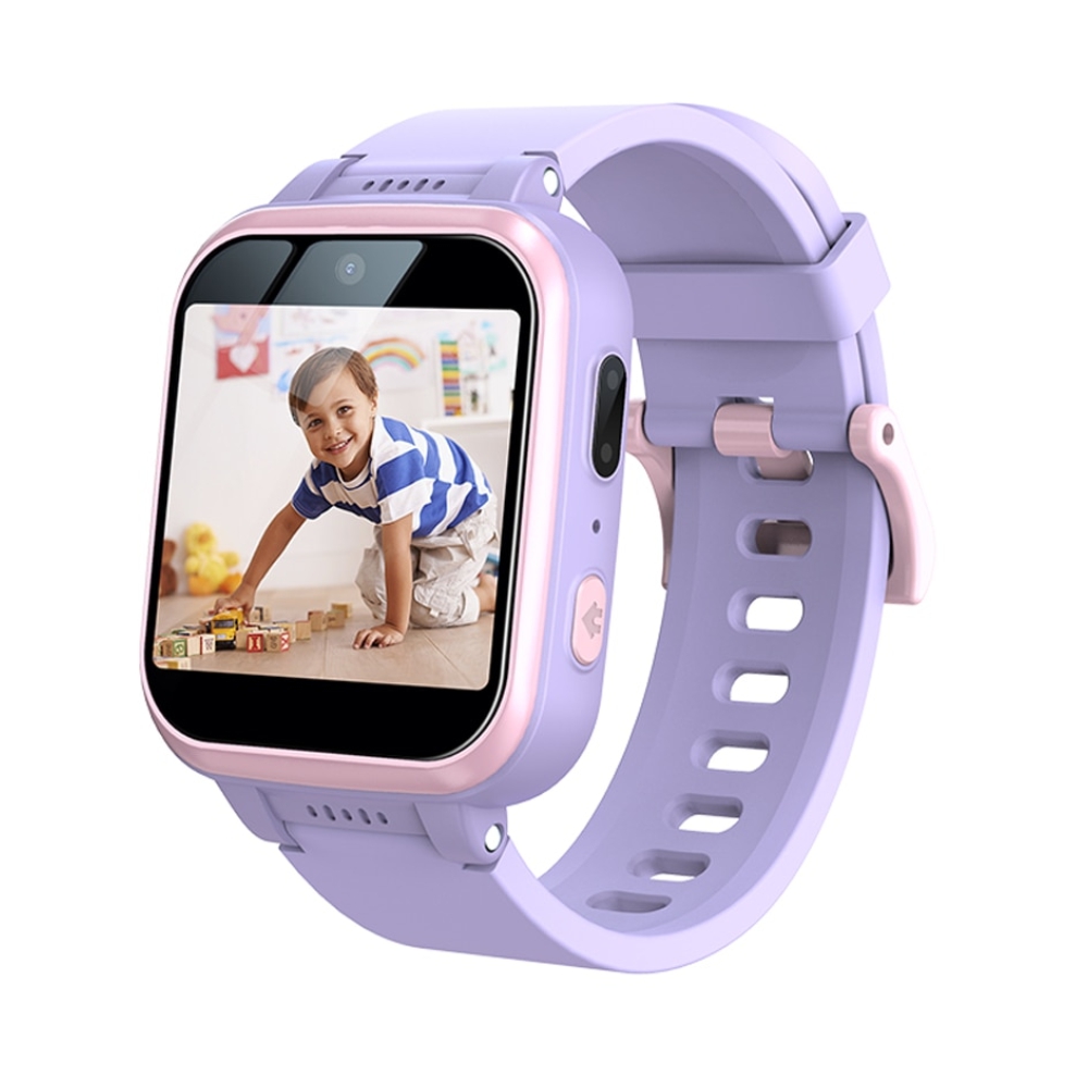 Ceas Smartwatch Pentru Copii Xk Fitness Y90 Fara Gps Cu Pedometru Jocuri Camera Muzica Lanterna Alarma Mov