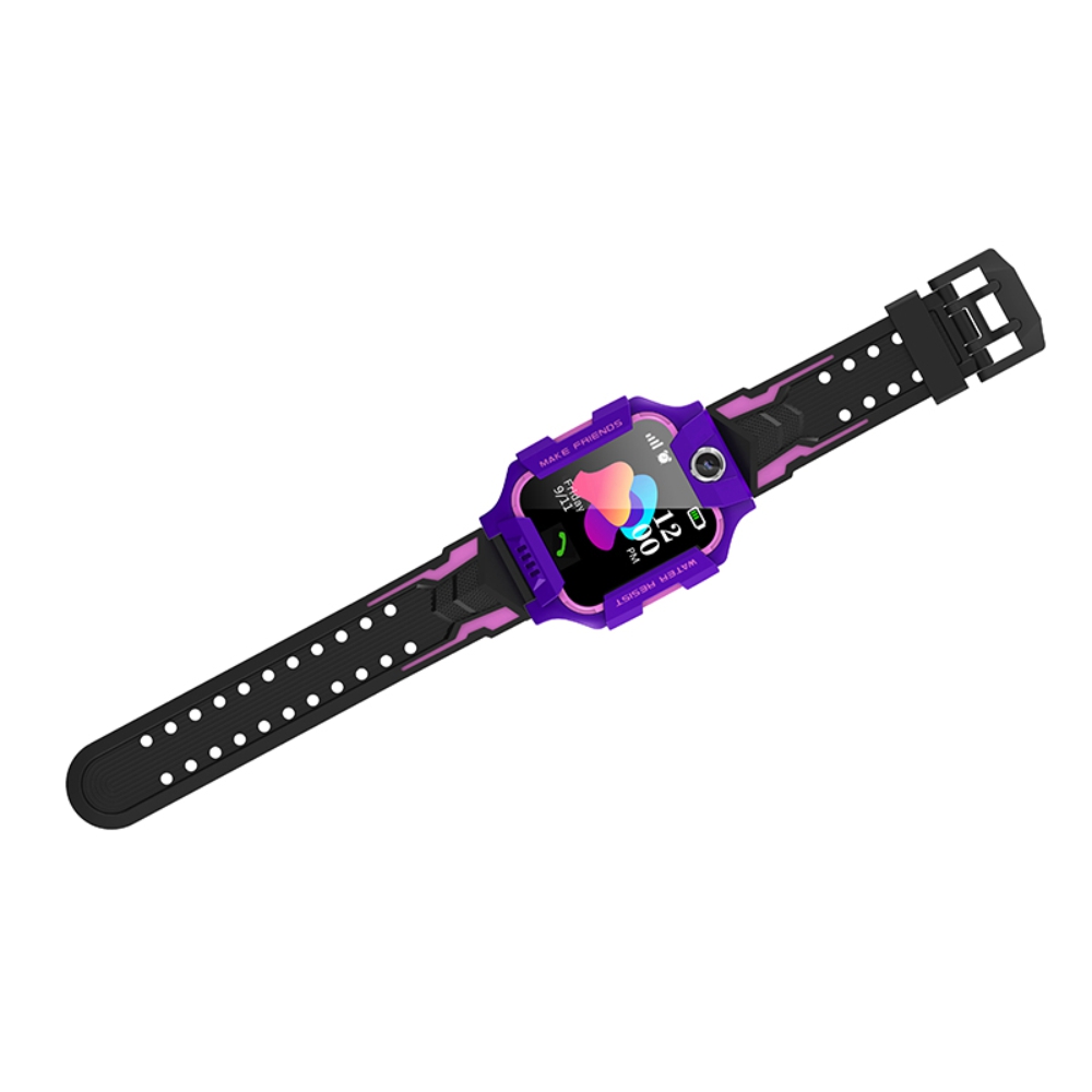 Ceas Smartwatch Pentru Copii YQT Q19Z, fara GPS, cu Functie telefon, Camera, Album, Lanterna, Mov - 3 | YEO