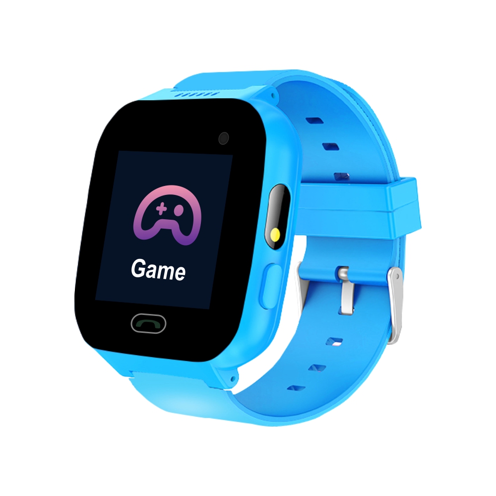 Ceas Smartwatch Pentru Copii YQT A7 cu Functie telefon, Istoric apeluri, Jocuri, Alarma, Contacte, Albastru Alarma imagine Black Friday 2021