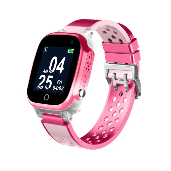 Ceas Smartwatch Pentru Copii YQT Q15G cu Functie telefon, Camera foto, Galerie, Jocuri, Alarma, Cronometru, Roz