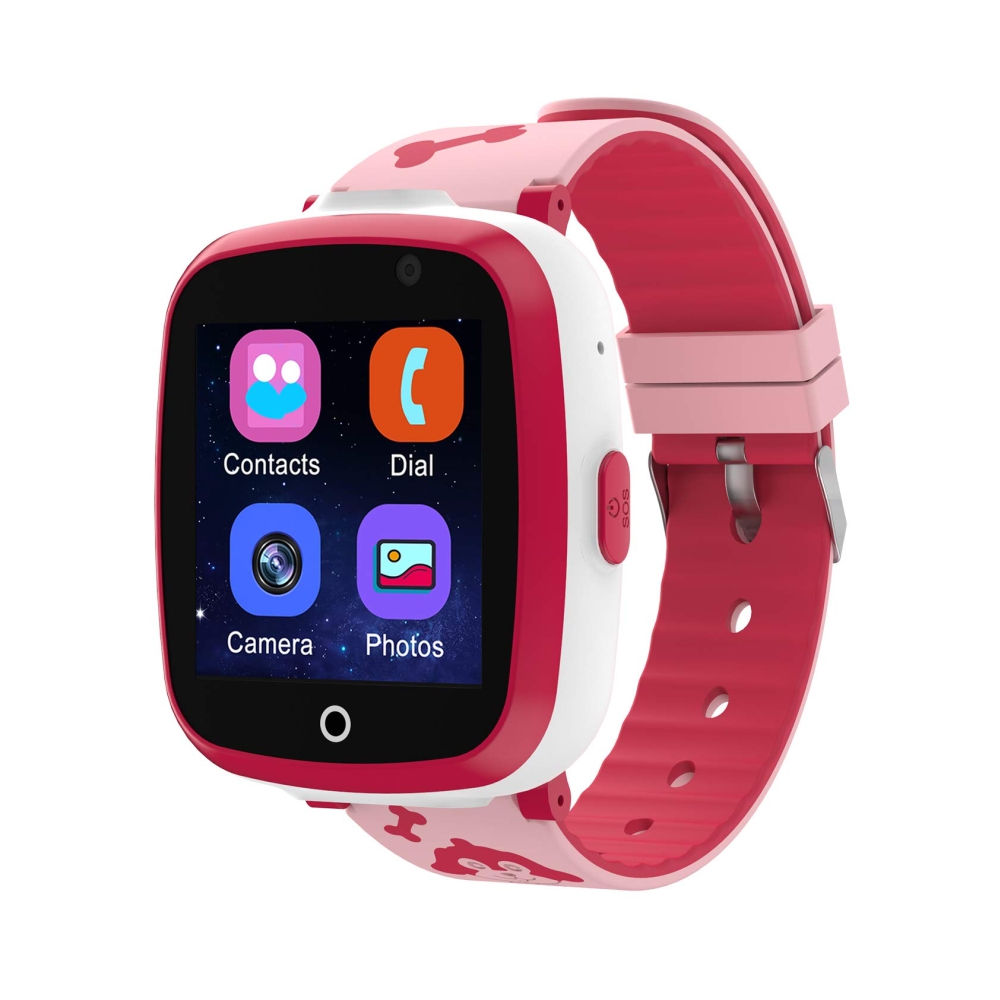 Ceas Smartwatch Pentru Copii Xkids A10 fara GPS, cu Funtie telefon, Jocuri, Camera, Contacte, Alarma, Cronometru, Roz A10 imagine noua 2022