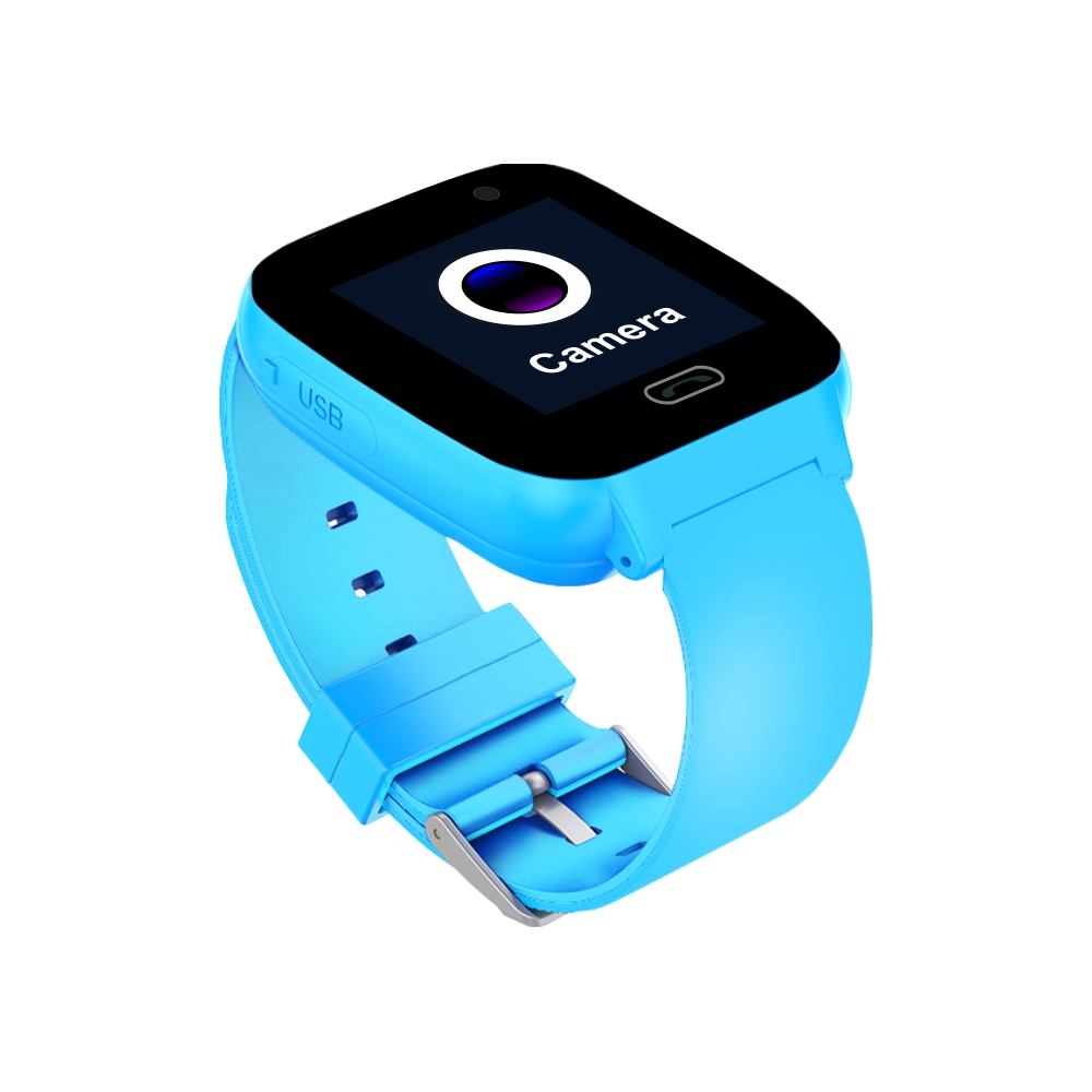 Ceas Smartwatch Pentru Copii YQT A7 cu Functie telefon, Istoric apeluri, Jocuri, Alarma, Contacte, Albastru