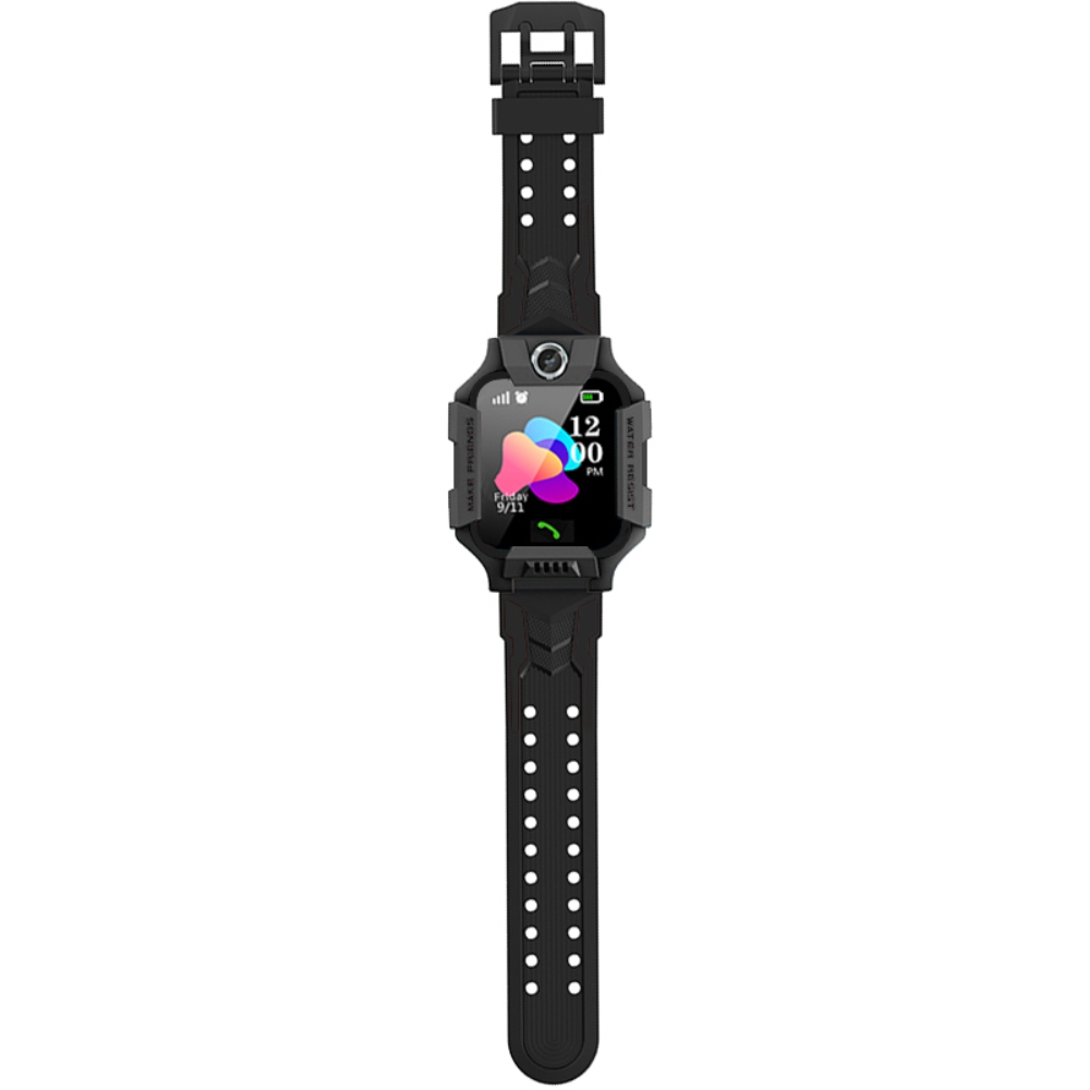 Ceas Smartwatch Pentru Copii YQT Q19Z, fara GPS, cu Functie telefon, Camera, Album, Lanterna, Negru