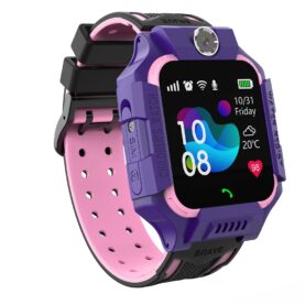 Ceas Smartwatch Pentru Copii Xkids XK15 cu Functie Telefon, Apel monitorizare, Camera, Alarma, Pedometru, SOS, Incarcare magnetica, Mov