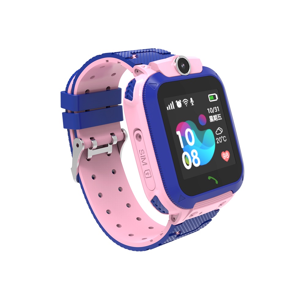 Ceas Smartwatch Pentru Copii Xkids XK01 cu Functie Telefon, Apel monitorizare, Camera, Pedometru, SOS, IP54, Incarcare magnetica, Roz apel imagine Black Friday 2021