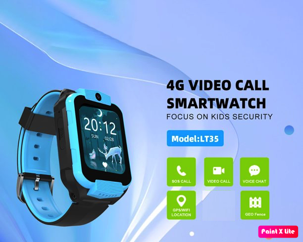 Ceas Smartwatch Pentru Copii Xkids LT35 cu Functie Telefon, Localizare GPS, Apel monitorizare, Camera, Pedometru, SOS, IP54, Incarcare magnetica, Portocaliu