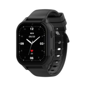 Ceas Smartwatch Pentru Copii Wonlex KT19 Pro cu Functie Telefon, Android 8.1, Localizare GPS, Pedometru, WhatsApp, Jocuri, Negru
