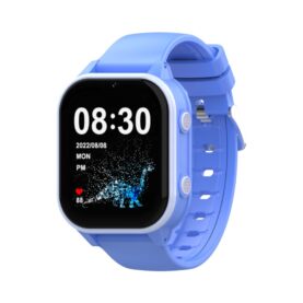 Ceas Smartwatch Pentru Copii Wonlex CT19 cu Functie telefon, Localizare GPS, Pedometru, Apel Video, Jocuri, Albastru