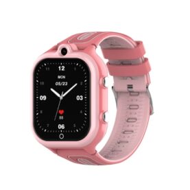 Ceas Smartwatch Pentru Copii Wonlex Wonlex KT29 cu Functie Telefon, Contacte, Wi-Fi, Bluetooth, Istoric apeluri, Camera, 4G, Roz