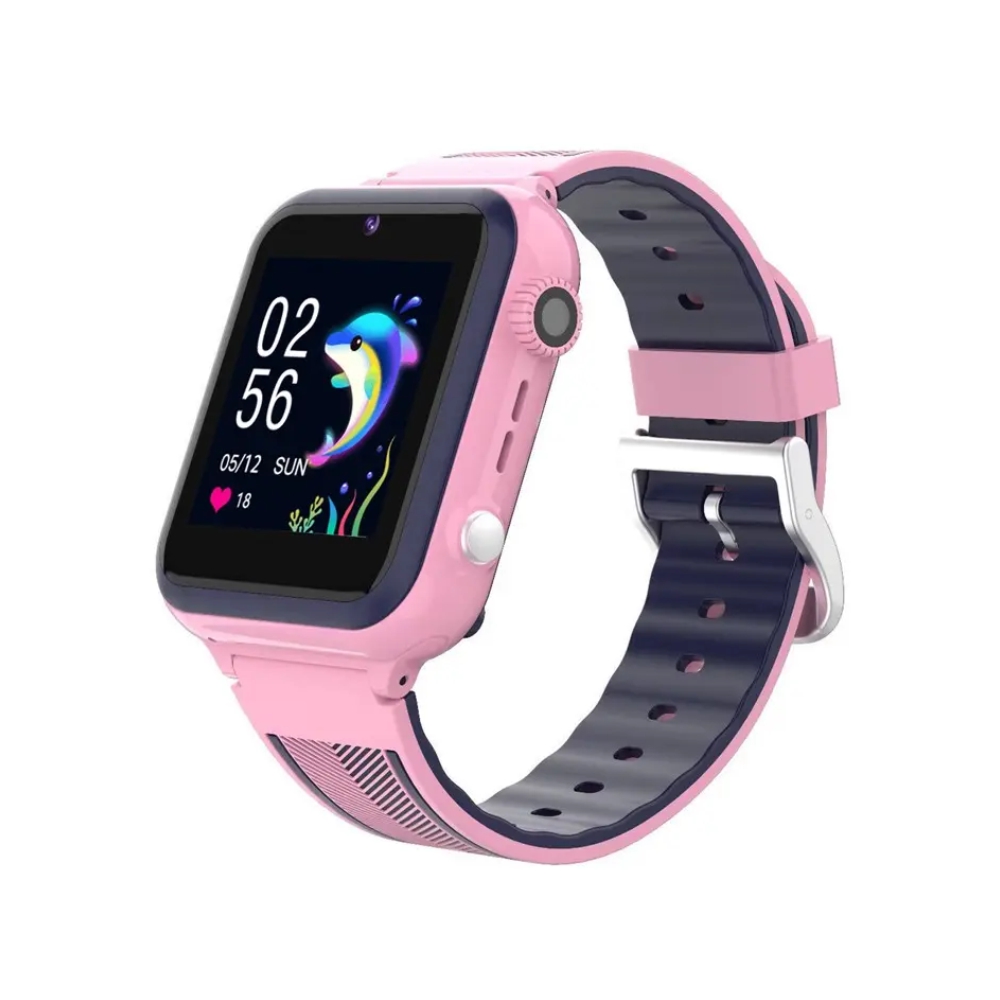 Ceas Smartwatch Pentru Copii Xkids XA13 cu Functie Telefon, Apel Video, Contacte, Jocuri, Pedometru, Roz