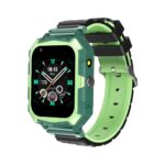 Ceas Smartwatch Pentru Copii YQT T32 cu Functie Telefon, Cartela SIM, Istoric, Camera, Magazin aplicatii, Verde