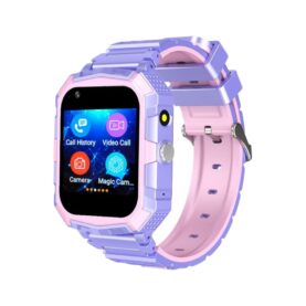Ceas Smartwatch Pentru Copii YQT T32 cu Functie Telefon, Cartela SIM, Istoric, Camera, Magazin aplicatii, Mov