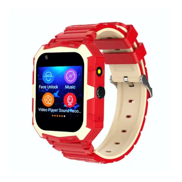 Ceas Smartwatch Pentru Copii YQT T32 cu Localizare GPS, Functie Telefon, Cartela SIM, Istoric, Camera, Magazin aplicatii, Rosu