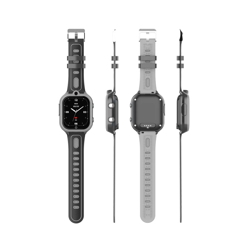 Ceas Smartwatch Pentru Copii Wonlex Wonlex KT29 cu Functie Telefon, Contacte, Wi-Fi, Bluetooth, Istoric apeluri, Camera, 4G, Negru