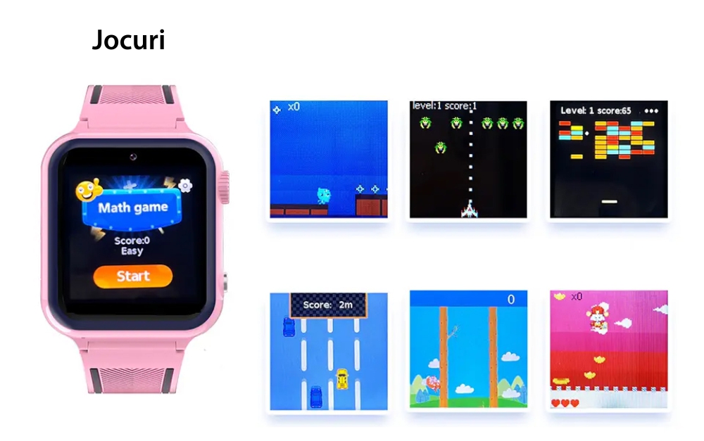 Ceas Smartwatch Pentru Copii Xkids XA13 cu Functie Telefon, Apel Video, Contacte, Jocuri, Pedometru, Albastru