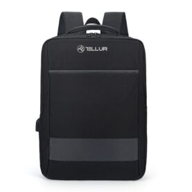 Rucsac Laptop Tellur Nomad, 15.6″, Compartimente Multiple, Negru