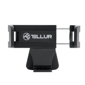 Suport Telefon Universal Tellur, Functie de rotatie 360 grade, Negru