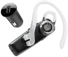 Casca Bluetooth Tellur Vox 60, Tehnologie multipoint, Raza wireless pana la 10m, Bluetooth 5.2, Negru IOS, Android