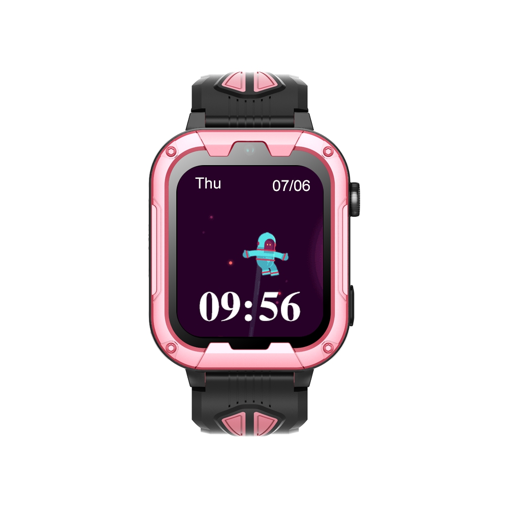 Ceas Smartwatch Pentru Copii Wonlex KT32 cu Functie Telefon, Localizare, Apel video, Camera foto, Magazin aplicatii, Roz - 1 | YEO