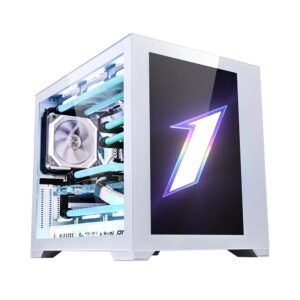 1-Carcasa 1stPLAYER Gaming SP7 Steam Punk Emotion View, ARGB, Mid-Tower, fara sursa, white