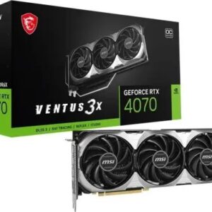 1-Placa video MSI GEFORCE RTX 4070 VENTUS 3X E 12G OC, 12GB GDDR6X, 192-bit