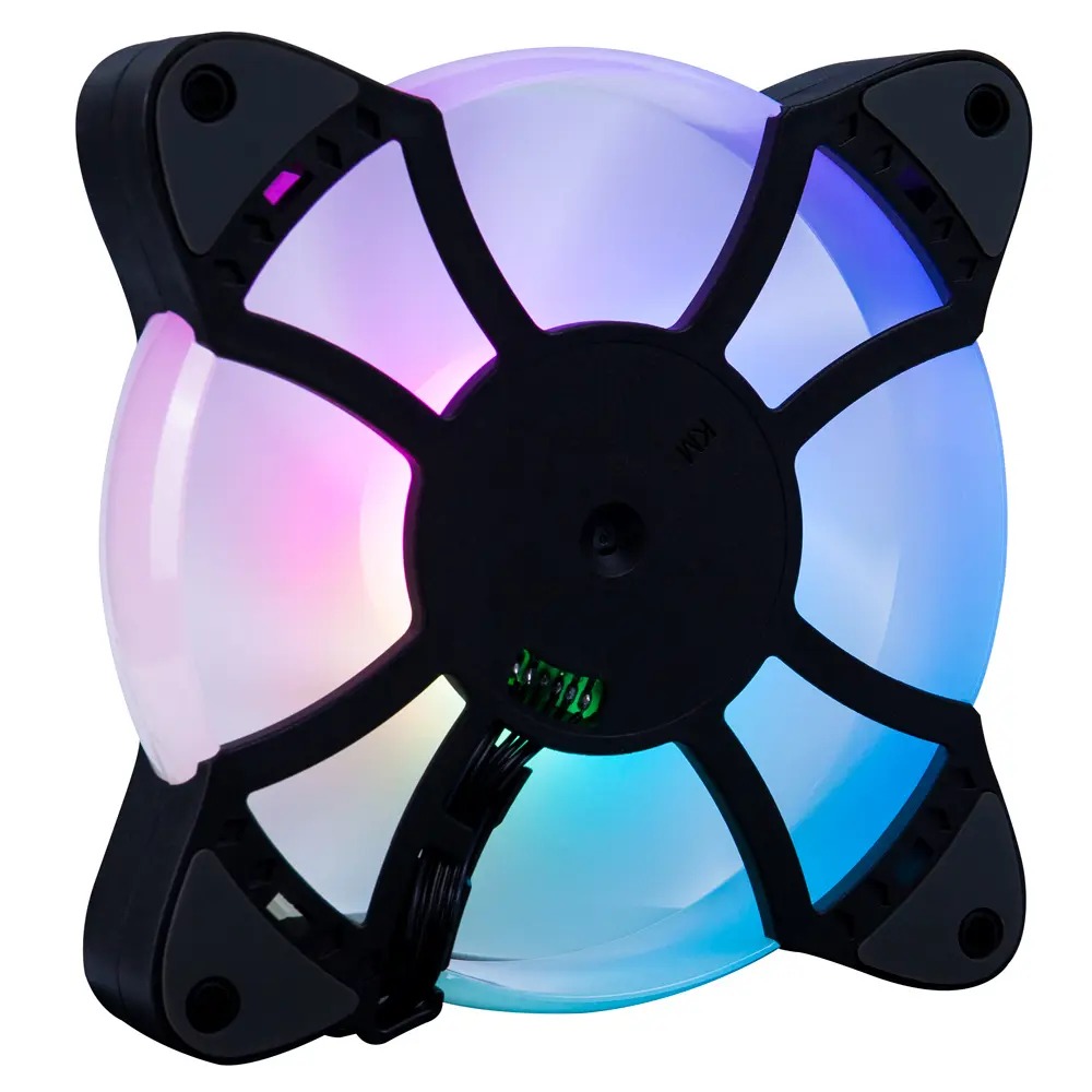 Set 3 Ventilatoare 1stPlayer COMBO CC ARGB, Controller si Telecomanda, Negru - 3 | YEO