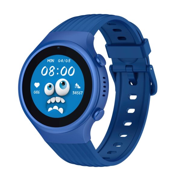Ceas Smartwatch Pentru Copii LAGENIO K5, Model 2025, Premium 4G cu Functie Telefon, Localizare GPS, Control Parental, Buton SOS, Albastru