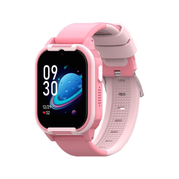 Ceas Smartwatch Pentru Copii Wonlex CT24 Premium Ultra Small, Localizare GPS, Functie telefon, Apel Video, Pedometru, Vibratii, Functii Sanatate, Roz