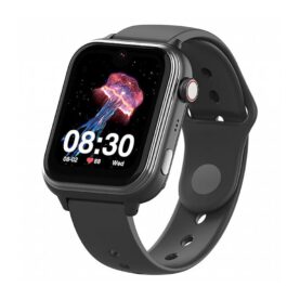 Ceas Smartwatch Pentru Copii Wonlex KT37 Ultra-Slim, AI, AMOLED, cu Functie Telefon, Localizare GPS, 4G, Magazin Aplicatii, Negru