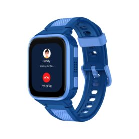 Ceas Smartwatch Pentru Copii LAGENIO K10, Model 2025, Premium 4G cu Functie Telefon & AI, Forma Slim, Localizare GPS, Control Parental, Buton SOS, Pasi, Alarma, Albastru